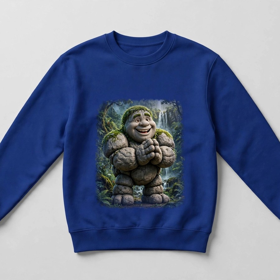 Royal blue solo Boulder crewneck sweatshirt