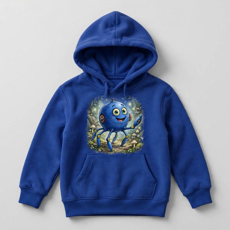 Royal blue solo Zip hoodie