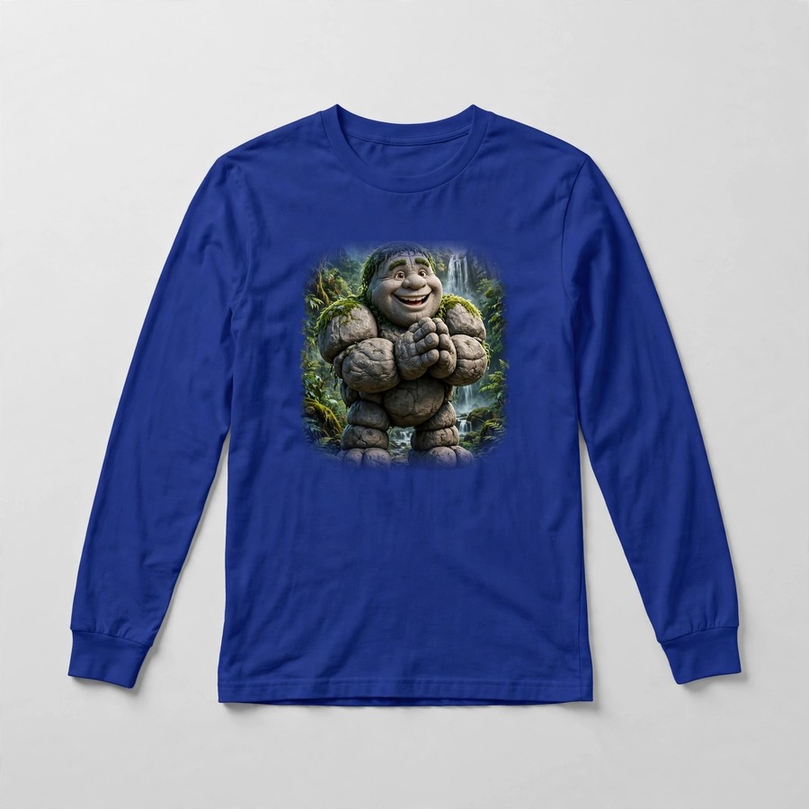 Royal blue solo Boulder long-sleeve shirt