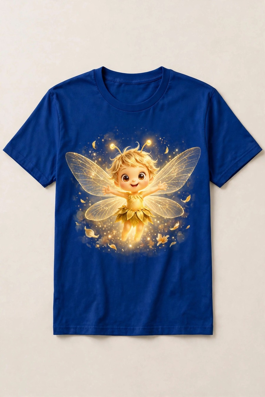 Royal blue solo Glimmer shirt